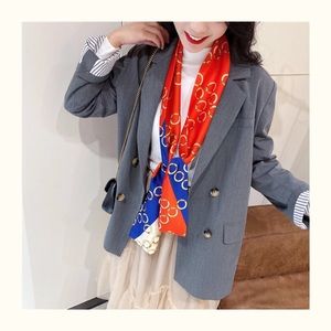 Skinny scarf, Silky feel scarf, High quality